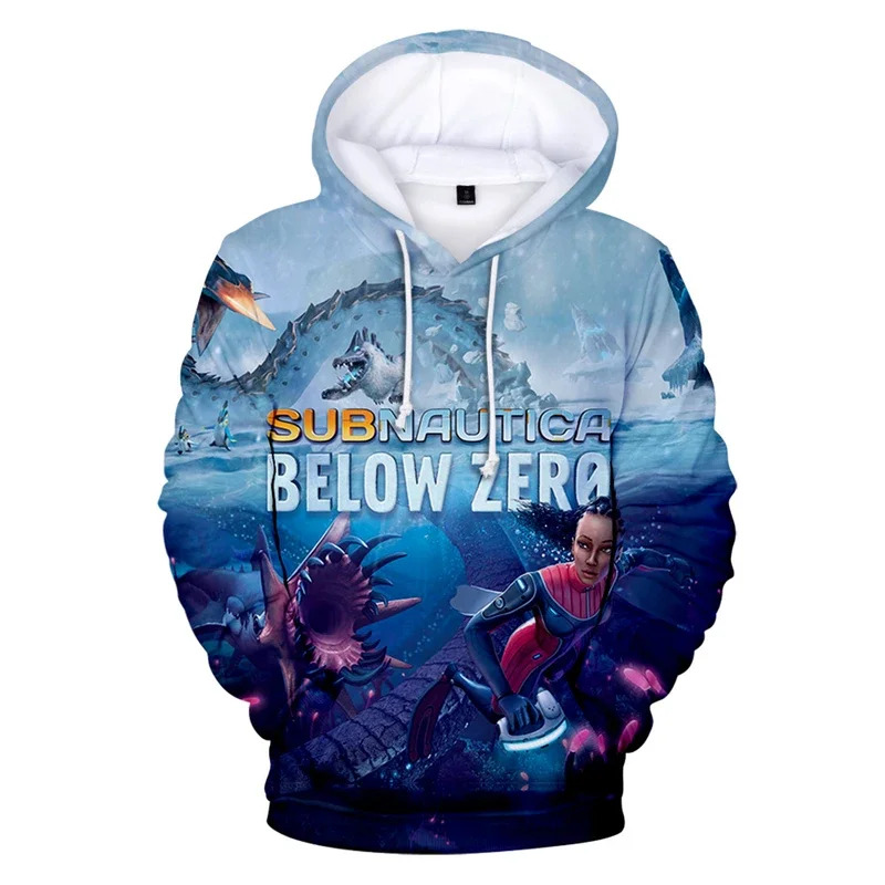 Women Fashion Vest - Subnautica Below Zero 3D プリントパーカー女性/男性ファッション長袖フード付きスウェットシャツ NM33
