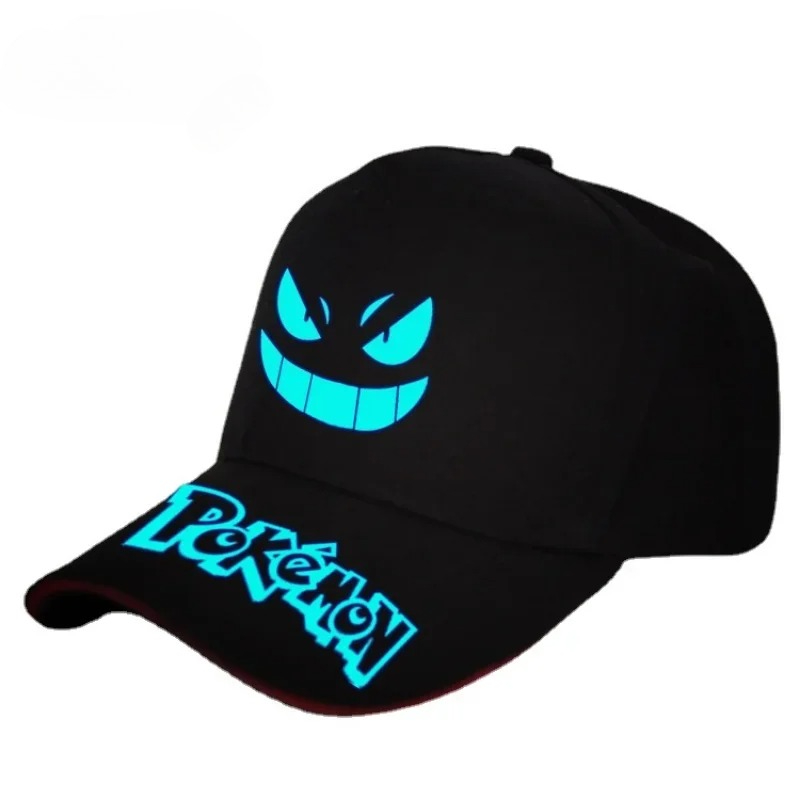 Women'S Fashion Hats - ピカチュウアニメコスプレユニセックスキャップ男性女性発光野球帽かわいいヒポップコスプレ帽子キャップ日焼け止めカジュアル