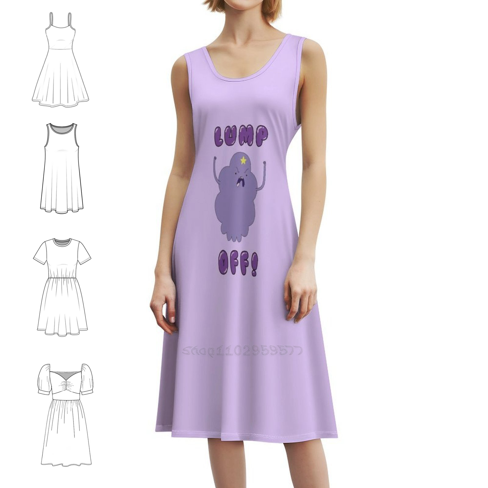 Smocked Dress Women - 塊を落とせ！ 花柄スモックドレス女性のための春夏カジュアルドレスパーティー Lsp ルンピースペースプリンセスランプパーティードレス