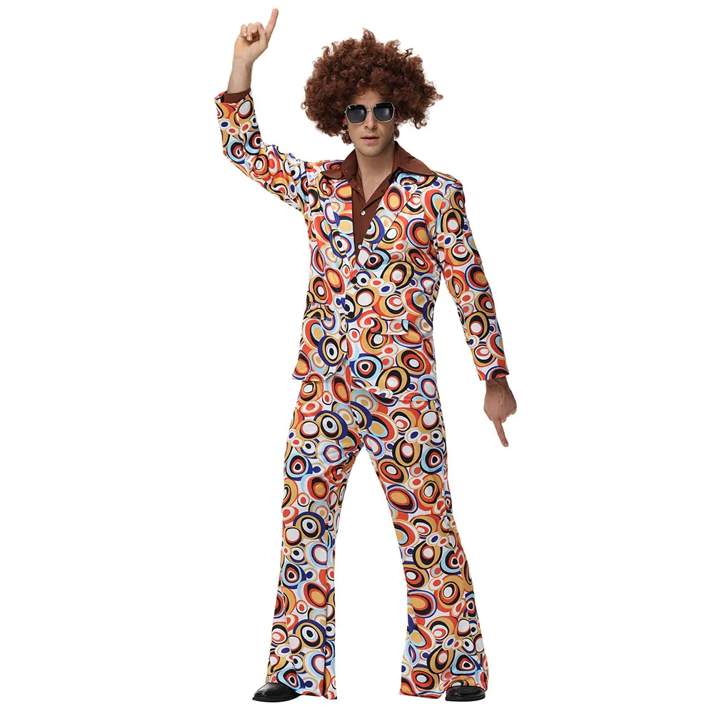 男性女性レトロ 70 年代 80 年代ヒッピー衣装ディスコロ - Women'S Fashion From The 70S のレビューと価格