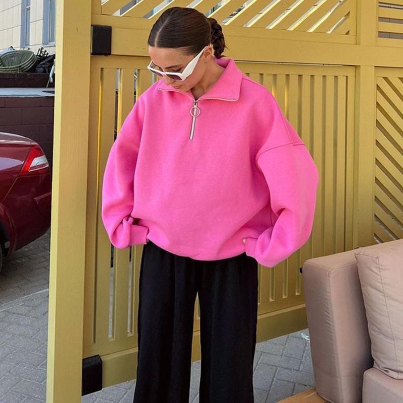 QXND レディース 2023 ファッション特大クォータージ - Women'S Fashion Quarter Zip のレビューと価格