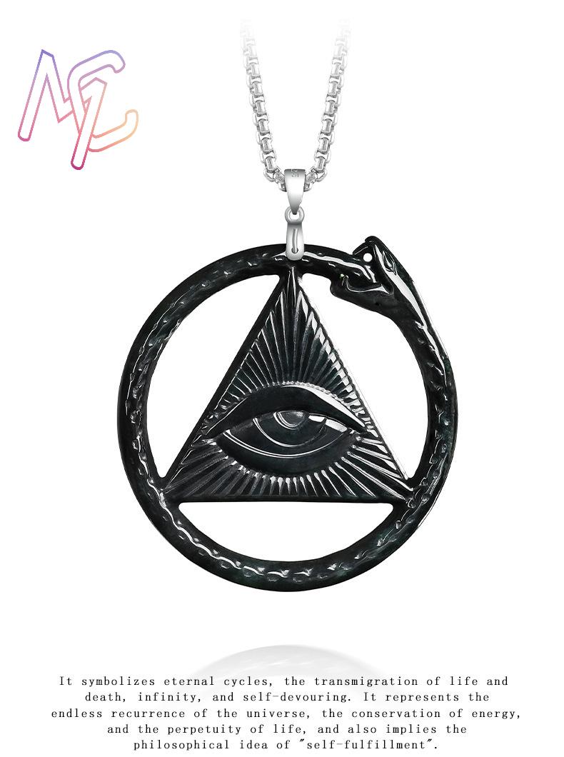 ミャンマー翡翠蛇ペンダントネックレスアクセサリーヴィンテージ - Women Fashion Necklace のレビューと価格