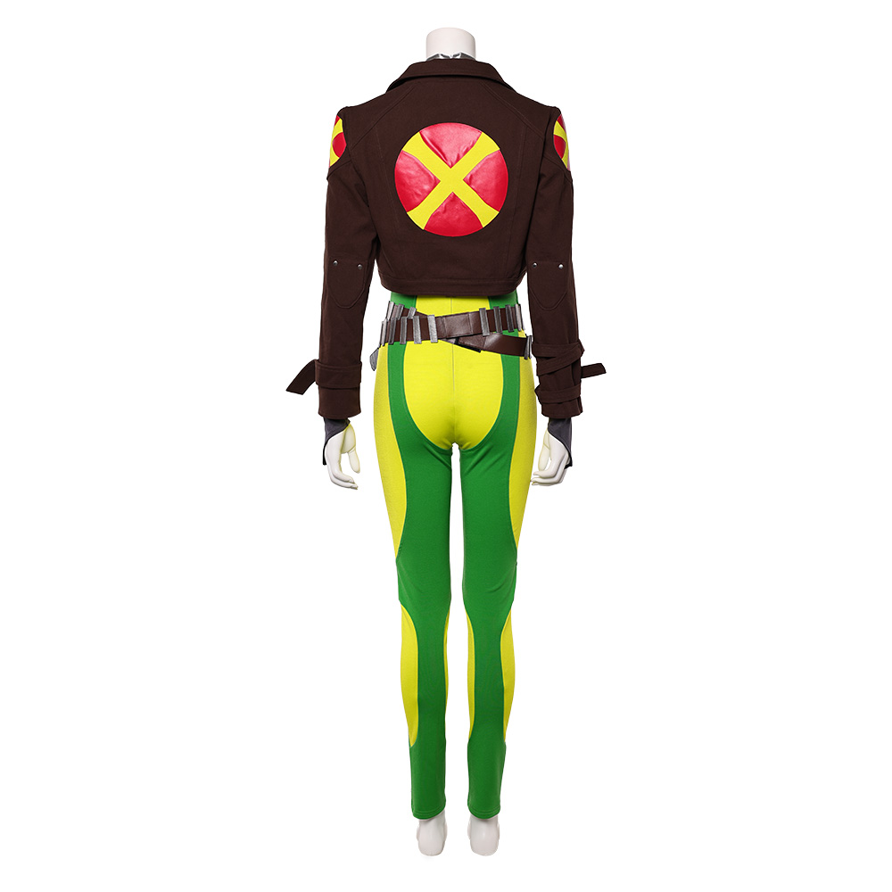 大人女性ローグコスプレ衣装ファンタジア X 97 ロールプレ - Women'S Fashion Leather Jacket のレビューと価格