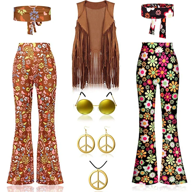 ヒッピーディスコ 60年代 70年代 大人用 プリムコスチュ - Women'S Fashion From The 70S のレビューと価格