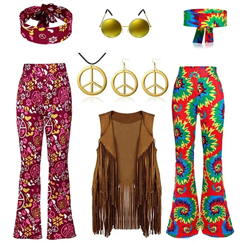ヒッピーディスコ 60年代 70年代 大人用 プリムコスチュ - Women'S Fashion From The 70S のレビューと価格