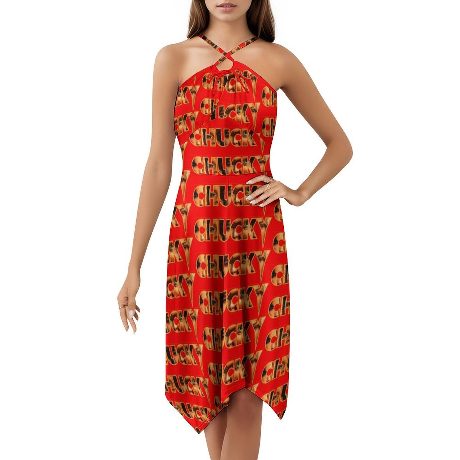 チャッキー 2021 タイトルブロック花柄スモックドレス女性 - Smocked Dress Women のレビューと価格