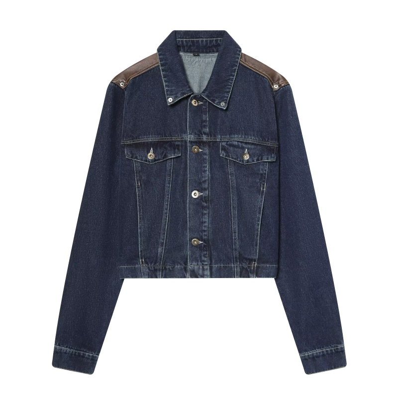 ETJ レディースデニムジャケット＆ジーンズセット クロップ - Women'S Fashion Leather Jacket のレビューと価格