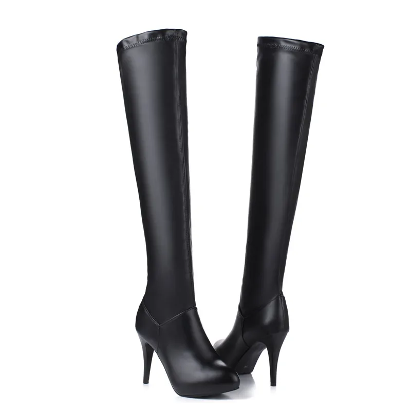 セクシーなニーハイブーツ レディース 秋冬ファッション ハイ - Women'S Fashion Rain Boots のレビューと価格