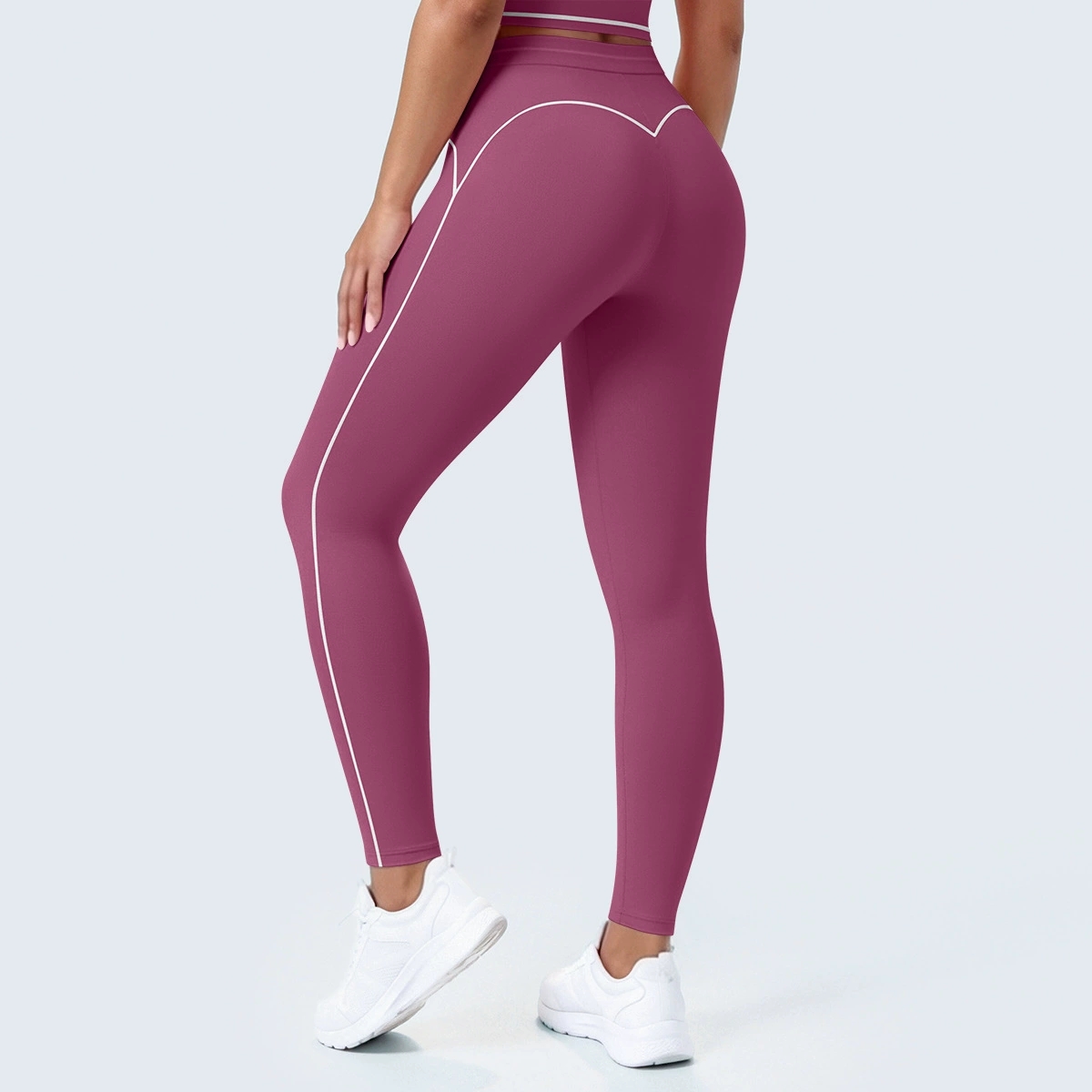 ハイウエストスポーツレギンス女性フィットネスランニングヨガパ - High Waist Leggings のレビューと価格