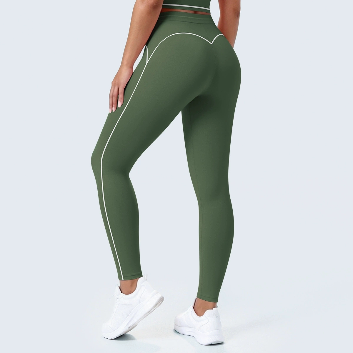 ハイウエストスポーツレギンス女性フィットネスランニングヨガパ - High Waist Leggings のレビューと価格