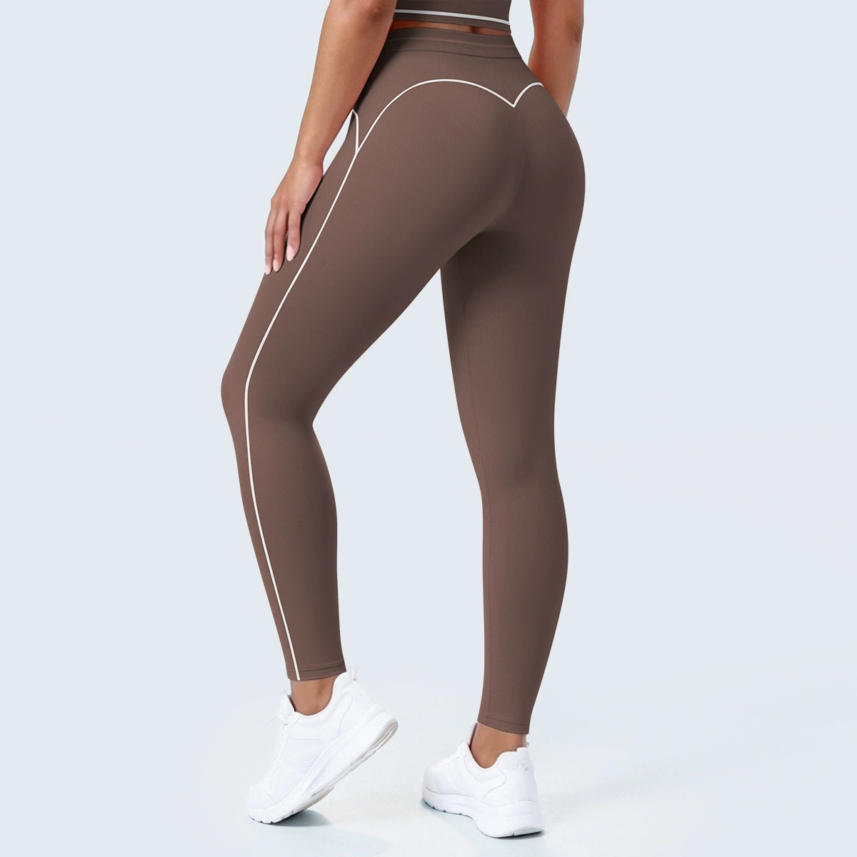 ハイウエストスポーツレギンス女性フィットネスランニングヨガパ - High Waist Leggings のレビューと価格