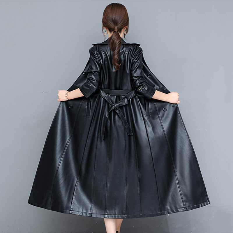 M-7XL 新しい 女性 シープスキンコート 春 秋 202 - Women'S Fashion Leather Jacket のレビューと価格
