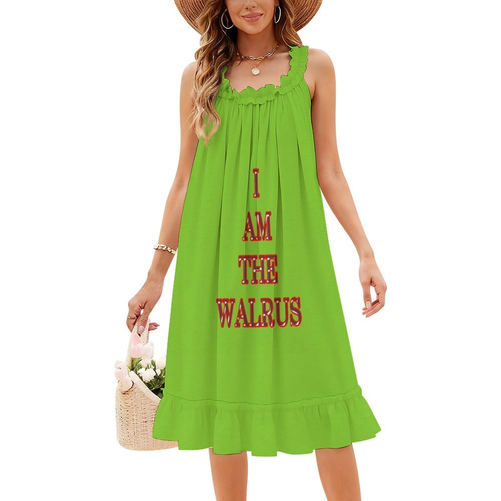 I Am The Walrus 花柄スモックドレス 女性用  - Smocked Dress Women のレビューと価格