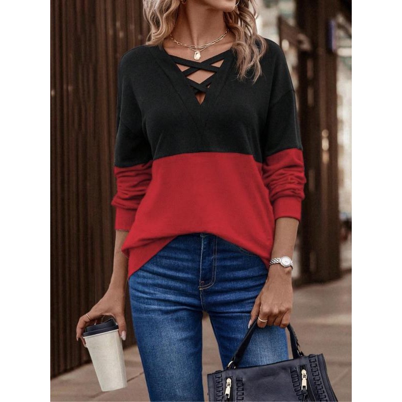 プラスサイズの新しい女性の非対称ネックファッショナブルでミニ - Asymmetric Top Women のレビューと価格