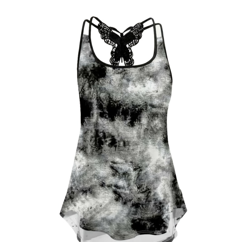 プラスサイズ 1XL-5XL プリントタンクトップセクシーな - Women Fashion Vest のレビューと価格