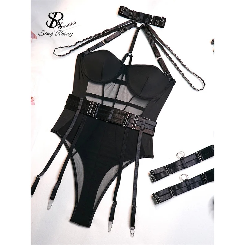ノリアファッション ホルターネック シースルー セクシー プ - Women'S Fashion Underwear のレビューと価格