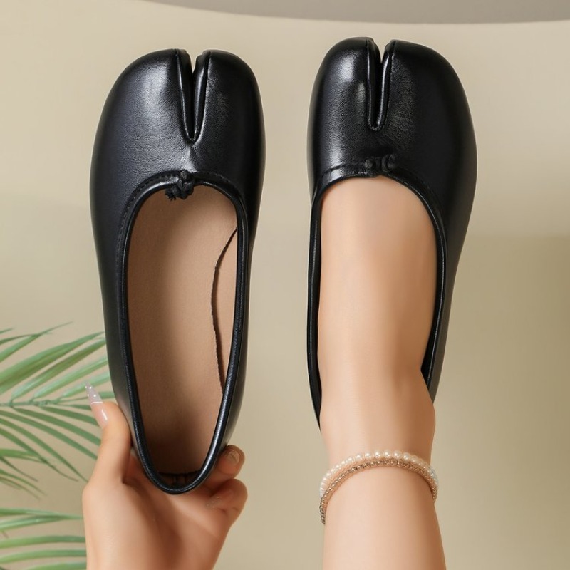 レディース スプリットトゥ バレエシューズ ノット装飾 スリ - Women Fashion Store のレビューと価格