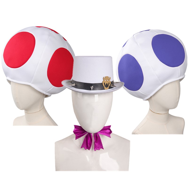 ロールプレイ男性ボーイズキノピオコスプレキノピオ帽子クッパキ - Women'S Fashion Hats のレビューと価格